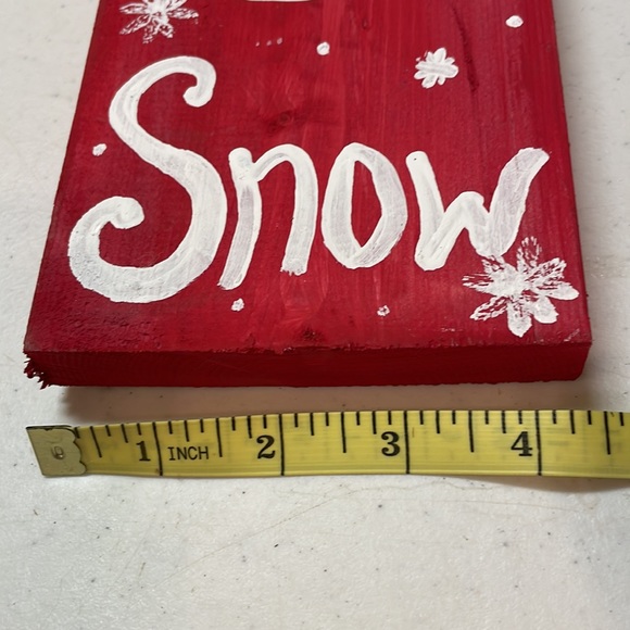 Let it Snow Hand made sign - Picture 4 of 6